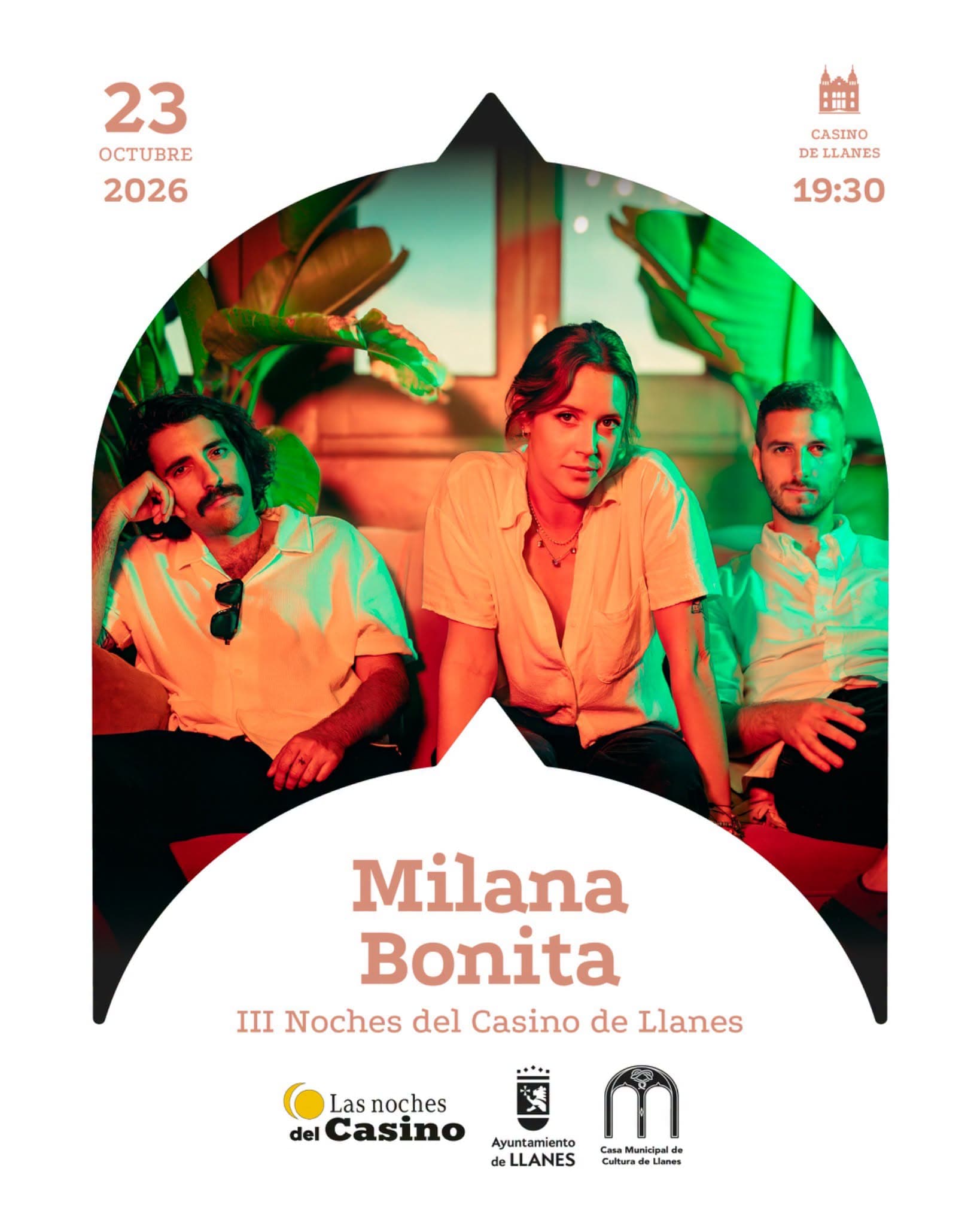 Concierto: "Milana Bonita". III Noches del Casino de Llanes